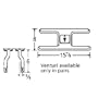 MCM 10101-70702 Stainless Steel H Single Burner