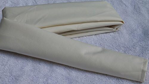 Beige Ecru Off-White Canvas Fabric Cord Cover Handmade Variety of Lengths Available