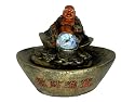 Lucky Buddha with Color LED Lights Tabletop Indoor LED Water Fountain