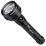 Litexpress WORKX 500 schwarz, Aluminium-Taschenlampe, 3 Luxeon Rebel Hochleistungs LEDs bis zu 500 Lumen