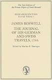 James Boswell : the journal of his German and Swiss travels, 1764