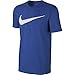 NIKE Sportswear Men's Hangtag Swoosh Tee, Game Royal/White, XX-Large