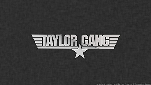 TAYLOR GANG DECAL STICKER VINYL WALL ART 20CM X 5.5CM ;FW892HJT23T413128