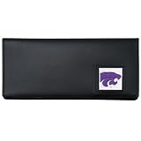 Kansas State Wildcats Executive Black Leather Checkbook Cover