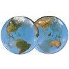 Earth Globe Bubble Balloon 22" Diameter Realistic