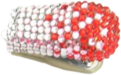 Blackcell Mini Diamond Crystal Stapler (rose red)