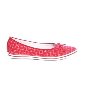 Buy Ladies Cross-Stitched Canvas Casual Loafer Flats by Red Hot