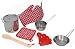 Mini Toy Cooking Pots & Pans: Complete 10-piece Childrens Cooking Set