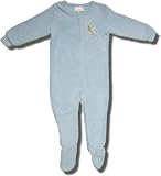 Disney "Tinkerbell" Soft Blue Terry Footed Sleeper for Toddlers