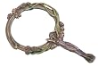 Beauty Hand Mirror - Cold Cast Resin - 10'' Length