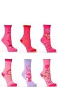 Girls 4 Pair TM Barbie Socks
