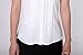 TLZC Women's Fashion Office Wear Puff Short Sleeve Slim Top Shirt Blouses