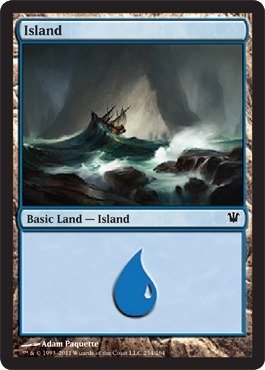 Magic: the Gathering - Island (254) - Innistrad - Foil