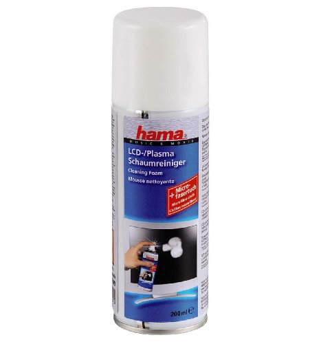 Hama LCD-/Plasma Schaumreiniger mit Mikrofaser-Reinigungstuch, 200 ml Preisvergleich