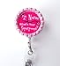 I'm a Nurse What's Your SuperPower Pink - Name Badge Holder - Cute Badge Reels - Nurse Badge - Nurse Gift - Nursing Badge - RN Badge