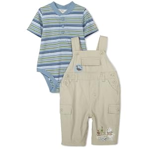 Disney 2 Piece Overall Set, Stone