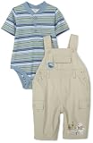 Disney 2 Piece Overall Set, Stone