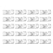 eBoot 20 Pack Self Adhesive Cable Clips Cable Drop Wire Holder, White