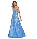Formal Evening Gown. Periwinkle Strapless Ball Gown Dress for Prom, Party, Wedding by Sean Collection (277 XS)
