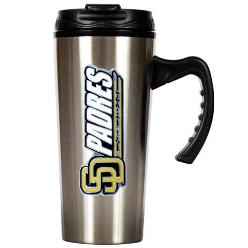 MLB San Diego Padres 16-Ounce Stainless Steel Travel Mug