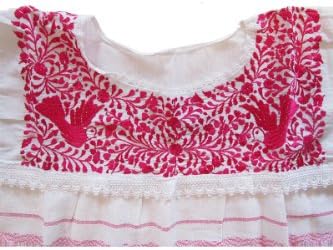 Nativa Women's Authentic Mexican Blouse One Size White