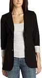 ABS Allen Schwartz Women's Boyfriend Blazer,Black,0