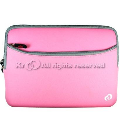 External hard drive:Laptop Netbook Pink Sleeve Case bag 10