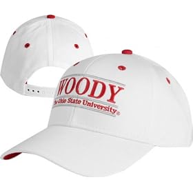 Ohio State Buckeyes 'The Game' Classic White Nickname Bar Adjustable Hat