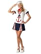 Sexy Sailor Costume Military Navy Naval Uniform USA Patriotic Teen Costume