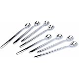 Bruntmor, CRUX 18/10 Stainless Steel Long handle Iced Tea Spoon, set of 8