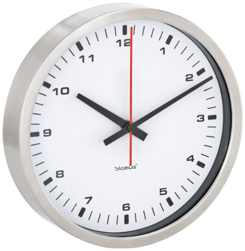 Blomus 63209 Wanduhr ERA / &Oslash; 24 cm / wei&szlig;