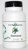 Damiana - 120 Capsules Damiana * 400 Mg Healthy Male Libido & Female Herb * Earth Natural !!!