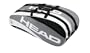 Head ATP Combi (6-pack) Tennis Racquet Bag (Grey/Black/White)