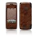 Dark Burlwood Design Protective Skin Decal Cover for LG Voyager VX10K VX10000 Cell Phone