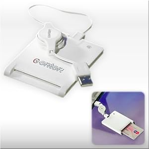 USB Kartenleser 'SLIM' f�r Chipkarten - Geeignet f�r sicheres Online-Banking �ber HBCI!