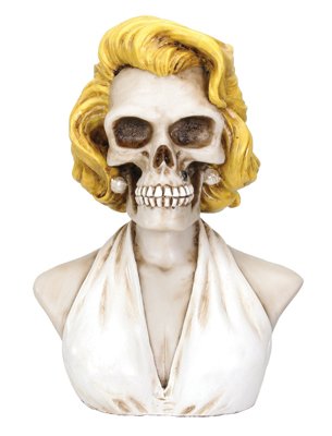 Marilyn - Collectible Skeleton Figurine Statue Sculpture Figure Skull