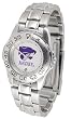 Kansas State Wildcats Suntime Ladies Sports Watch w/ Steel Band - NCAA College Athletics