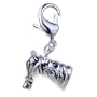 Amore Lavita(tm) Horse Head 925 Sterling Silver Lobster Clasp Charm For Charm Bracelet