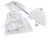 Kate Aspen Showers Of Love Umbrella Measuring Tape in Organza Gift Bag