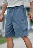 Elastic Waist Cargo Shorts
