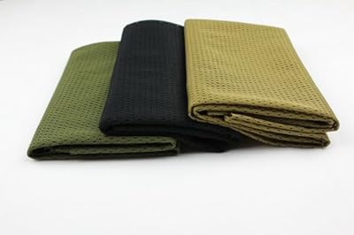 メッシュ素材 フェイスマスク ネックスカーフ カーキ ブラック コヨーテブラウン 3点セット サバゲー