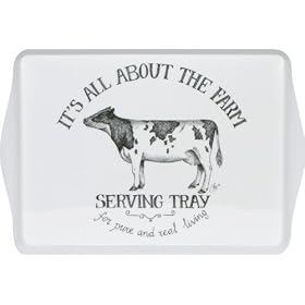 Ivyline - 120262 Moo - Plateau � service grand mod�le - 40 x 28 cm (Import Grande Bretagne)