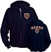Chicago Bears Navy Touchback II Full Zip Hooded Sweatshirt - X-Large