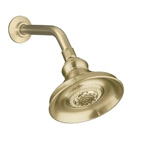 KOHLER K-16167-BV Revival Multifunction Showerhead, Vibrant Brushed Bronze