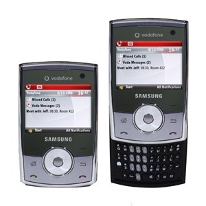 Samsung i640 Unlocked GSM Cell Phone - 2.4" LCD Display, 2 Megapixel, Trackwheel, 3G, EDGE, Media Player, Bluetooth, Windows Mobile 6.0