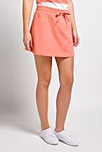Stretch Pique Drawstring Skirt