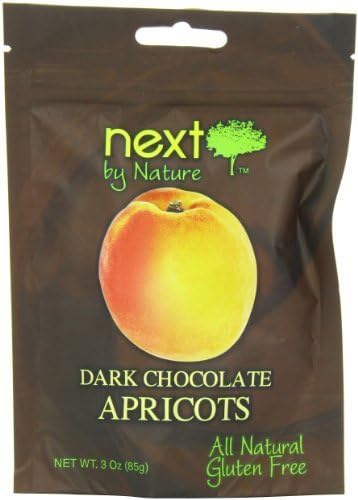 Next by Nature Dark Chocolate, Apricots, 3 Ounce (Pack of 12) by Next By Nature