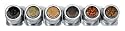 Kamenstein 6-Canister Magnetic-Strip Spice Rack