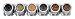 Kamenstein 6-Canister Magnetic-Strip Spice Rack