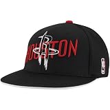 adidas Houston Rockets Black Blueprint 210 Fitted Hat
